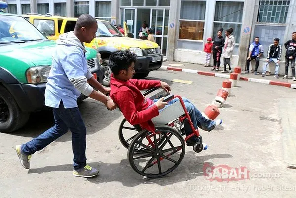 Senegal - Madagaskar maçında izdiham çıktı