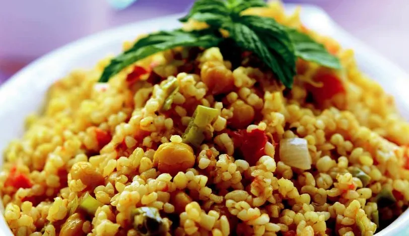 Nohutlu Bulgur Pilavı