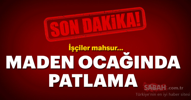 Zonguldak’ta Maden ocağında patlama