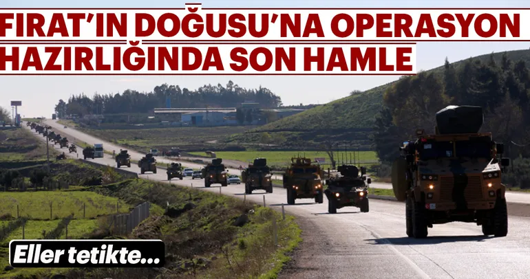 Fırat’ın doğusundaki sınıra büyük sevkıyat