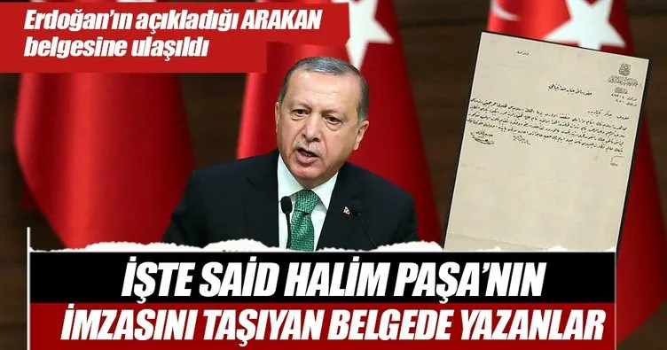 Erdoğan açıklamıştı, tarihi belgeye ulaşıldı