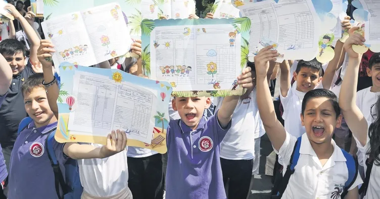 Ders zili tatil için çaldı