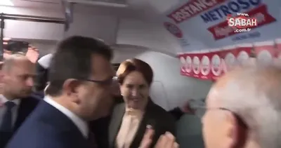 Kılıçdaroğlu- Akşener ve İmamoğlu’nun ilginç metro diyaloğu! ’Durma işi nasıl oluyor?’ | Video