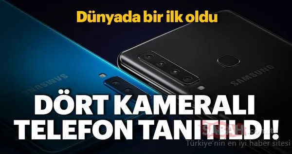 Dört kameralı Samsung Galaxy A9 (2018) resmen tanıtıldı! İşte Galaxy A9'un özellikleri...