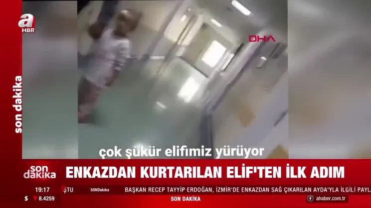 Minik Elif'ten ilk adım | Video