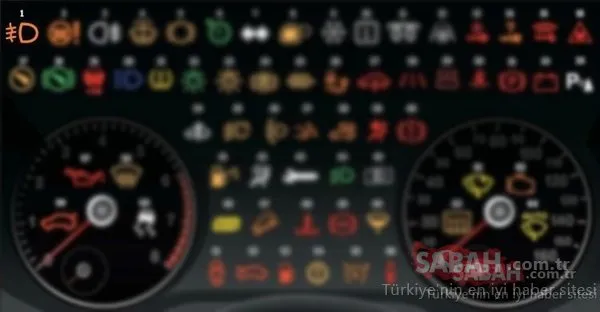 Araç gösterge paneli işaretleri ve anlamları! Hangi ikaz lambası ne anlama geliyor?