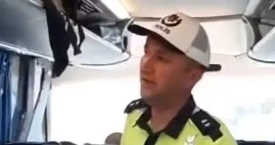Bolu polisinden yolcu otobüslerinde emniyet kemeri uyarısı #bolu