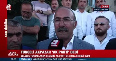 Son dakika: Tunceli Akpazar’da yenilenen seçimi AK Parti kazandı