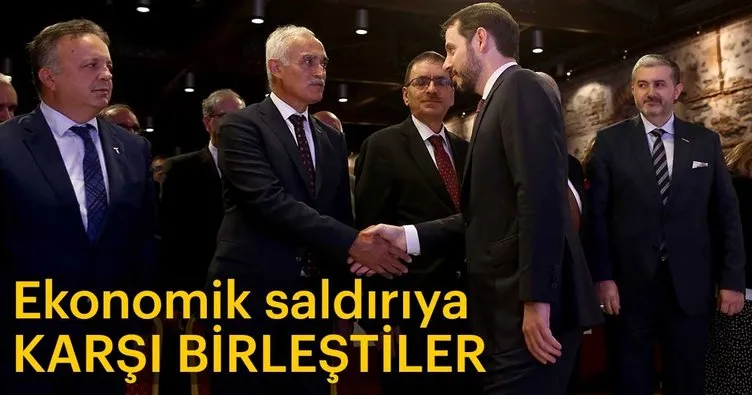 Ekonomik saldırıya karşı birleştiler