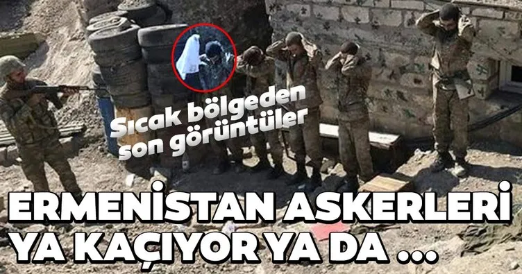 Son dakika: Azerbaycan ordusu bir grup Ermeni askeri böyle esir aldı