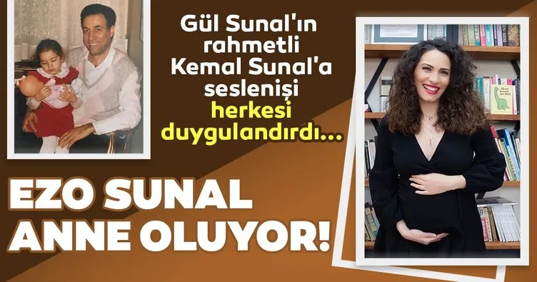 Kemal Sunal’ın kızı Ezo Sunal’ın hamilelik pozlarına beğeni yağarken Gül Sunal’ın rahmetli eşine seslenişi herkesi duygulandırdı...
