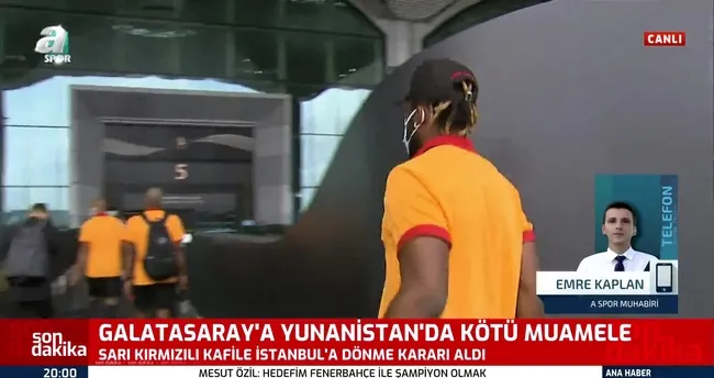 Galatasaray’a Yunanistan’da skandal muamele! Atina Havalimanı’nda yaşananlar...