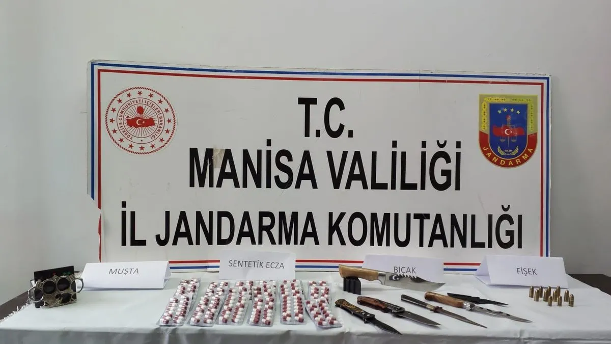 Manisa'da uyuşturucuya darbe 33 gözaltı