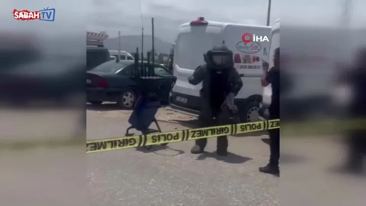 Fünyeyle patlatılan şüpheli valizden kıyafet çıktı | Video