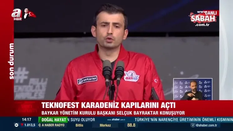 Kızılelma, TEKNOFEST KARADENİZ'de ilk kez sergilendi! 2023'te göklerde olacak | Video