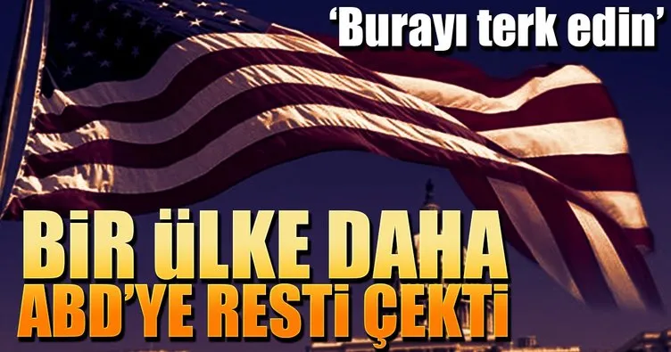 Bir Ulke Daha Abd Ye Resti Cekti Sabah