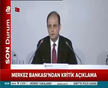Merkez Bankasından kritik açıklama