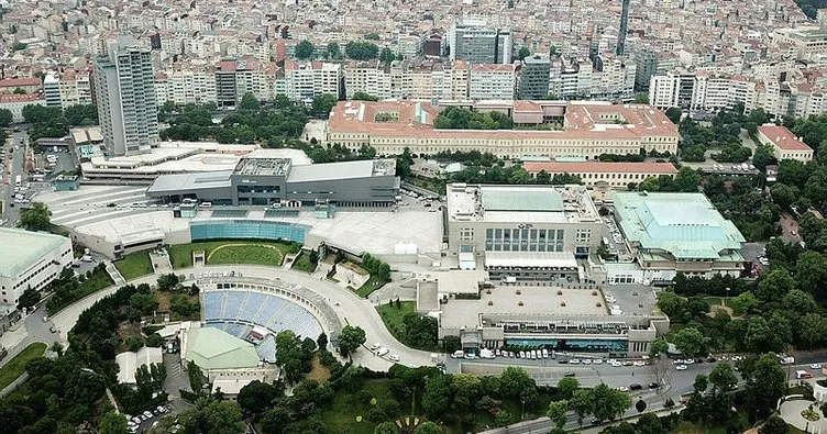 Ortak yayının yapılacağı Lütfi Kırdar’ın havadan görüntüsü