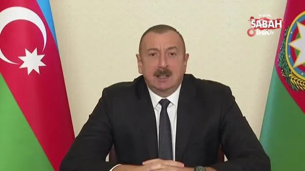 Azerbaycan Cumhurbaşkanı Aliyev ulusa seslendi 