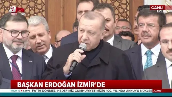 Cumhurbaşkanı Erdoğan İzmir'de Bilal Saygılı Camii ve Külliyesi'nin açılışında önemli açıklamalarda bulundu