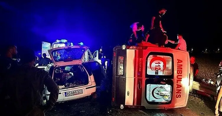 Osmaniye’de vakaya giden ambulans kaza yaptı: 3 ölü, 3 yaralı