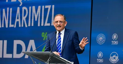 Bakan Özhaseki tarih vererek açıkladı: 75 bin evi dağıtmış olacağız