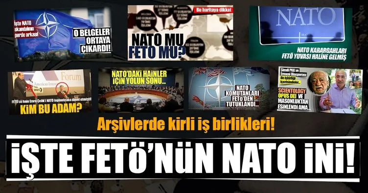 İşte FETÖ'nün NATO ini