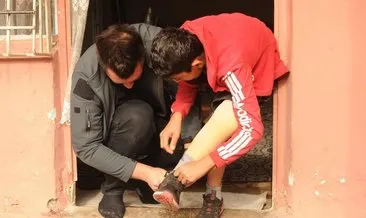 14 yaşındaki Rıfat protez bacağa kavuştu #mardin