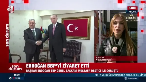 Başkan Erdoğan BBP Lideri Destici ile görüştü! İşte kritik görüşmenin perde arkası | Video