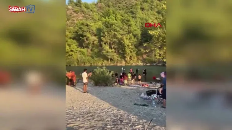 Serik’te ırmağa girip boğuldu | Video