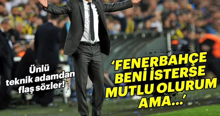 Hamza Hamzaoğlu’ndan sürpriz Fenerbahçe açıklaması