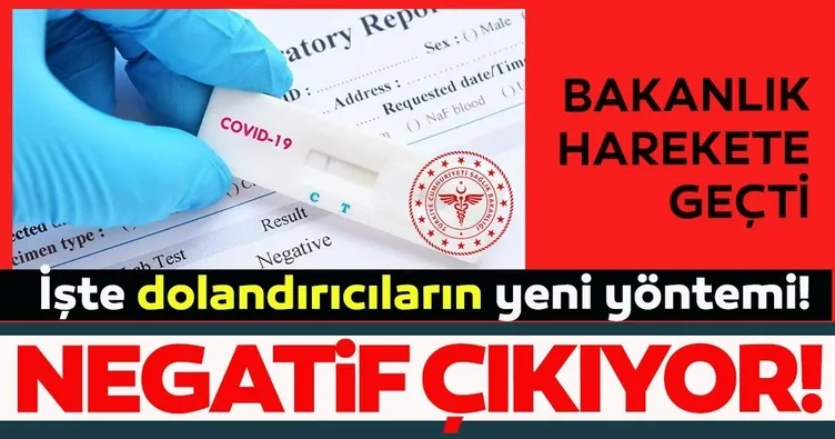 Negatif garantili PCR testi!