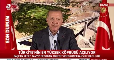 Son dakika: Cumhurbaşkanı Erdoğan’dan Botan Çayı Beğendik Köprüsü açılışında önemli açıklamalar | Video