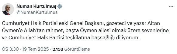 Son dakika: CHP’nin eski genel başkanlarından Altan Öymen 93 yaşında hayatını kaybetti! Hastaneden ilk açıklama geldi...