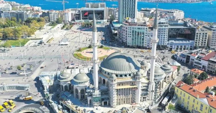 Taksim’de cami için geri sayım