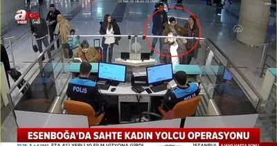 Son dakika! Ankara Esenboğa Havalimanı’nda kadın kılığına girmiş erkek şoku! | Video