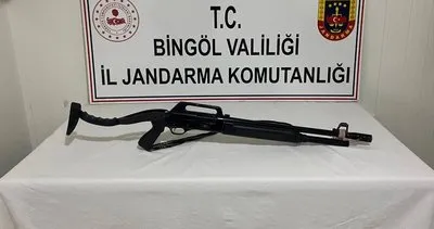 Bingöl’de tabanca ve av tüfeği ele geçirildi! #bingol