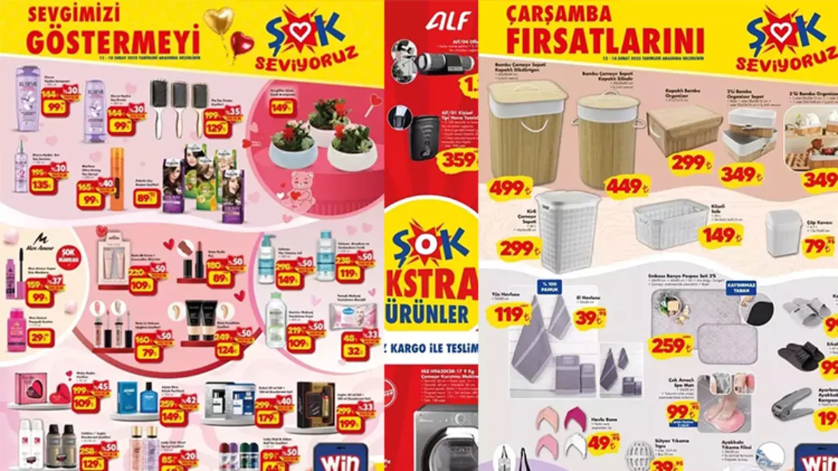 ŞOK AKTÜEL: 18 Şubat’a kadar geçerli indirimler: Kadın ve erkek parfümü, makyaj malzemeleri...