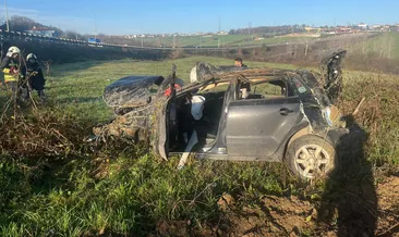 Otomobil tarlaya yuvarlandı: 1 ölü