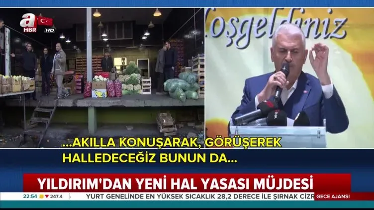 Yıldırım, hal esnafı ile buluştu