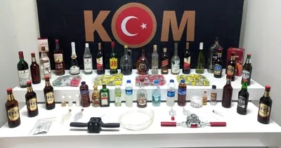 Denizli’de sahte alkol operasyonu