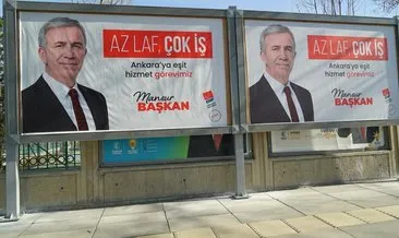 Tepkiler büyüyor: Ankara’yı reklam yerine hizmetle donatsaydınız!  Mansur Yavaş’ın korku duvarı
