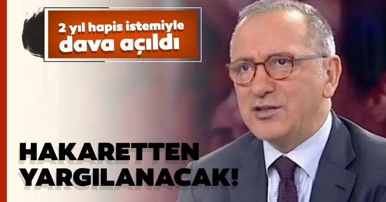 Fatih Altaylı Beşiktaş eski teknik direktörüne hakaretten yargılanacak!