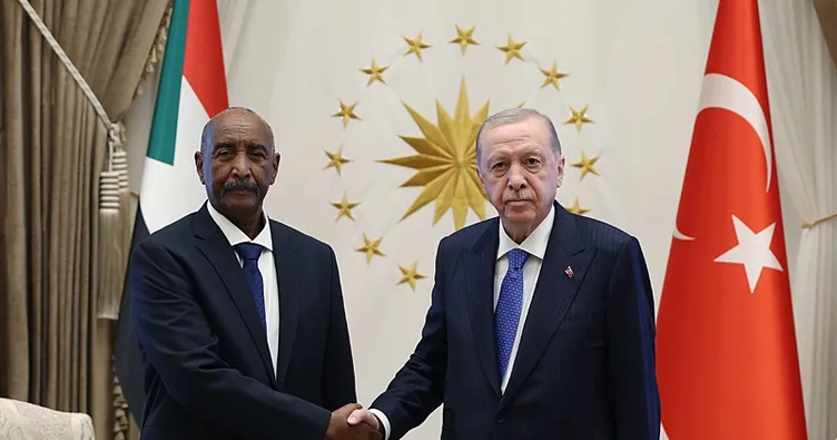 Başkan Erdoğan, Sudan Konsey Başkanı Burhan ile görüştü