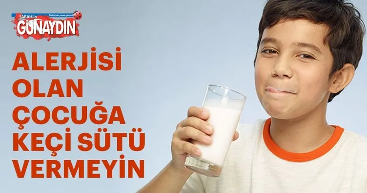 İnek sütü alerjisi olan çocuğa keçi sütü de vermeyin