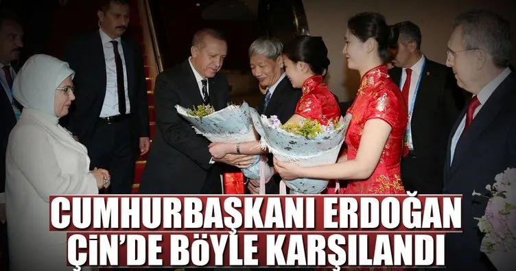 Cumhurbaşkanı Erdoğan Çin’de