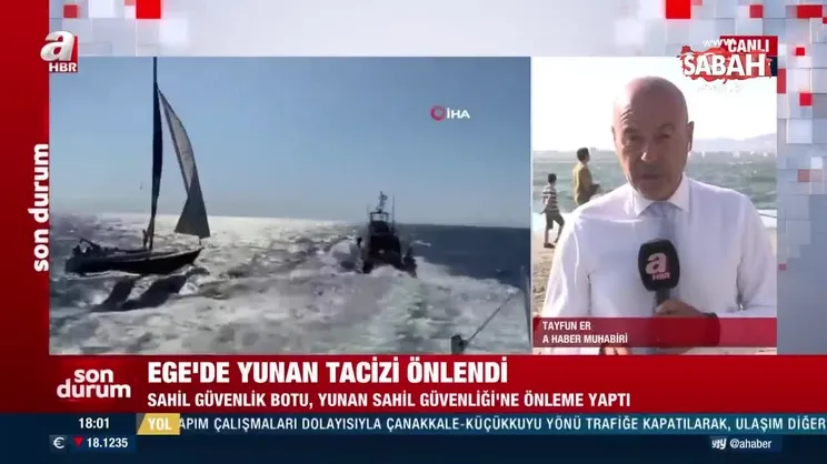 Yunan tacizi böyle püskürtüldü: Haçlı ordusu gelse rotamızı değiştirmeyiz! | Video