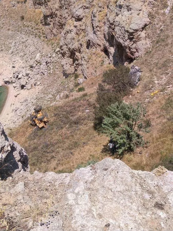 Kaza sonrası görüntü