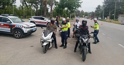Antalya'da motosiklet denetimi! 3 milyon 450 bin lira ceza #antalya