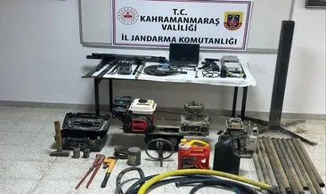 Kahramanmaraş'ta define avcılarına operasyon: 10 kişi yakalandı #kahramanmaras